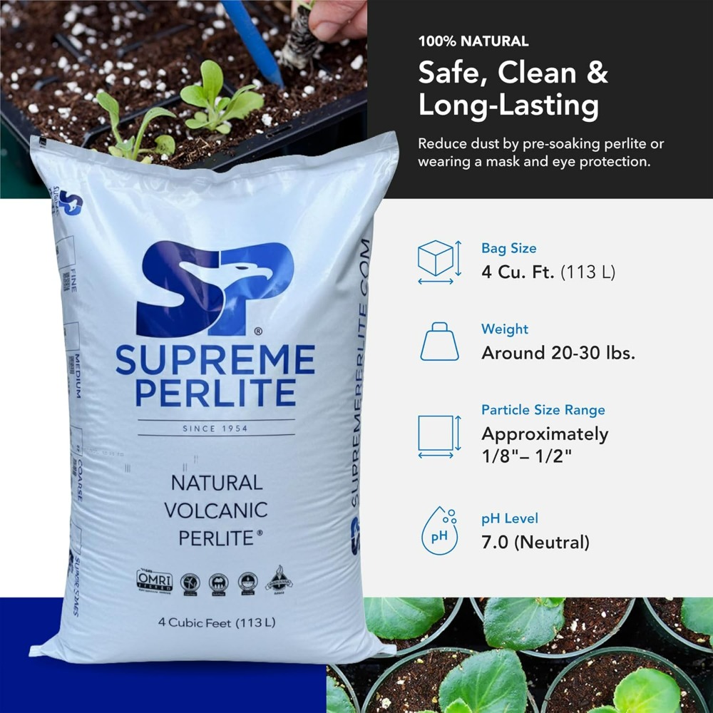 Supreme Perlite Coarse Horticu - Horticulture Soil Perlite review and price